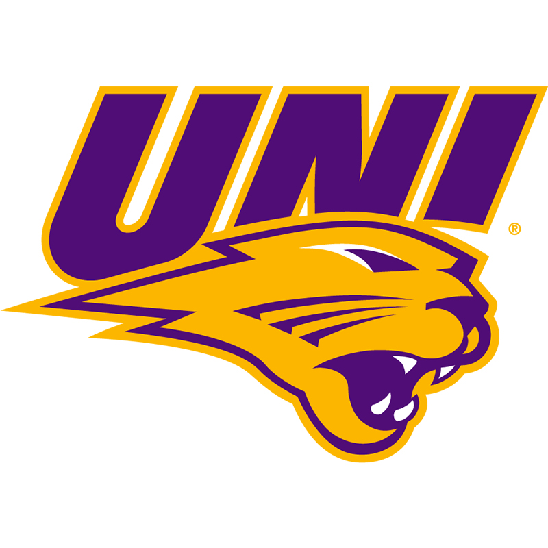 Northern Iowa Panthers iron ons